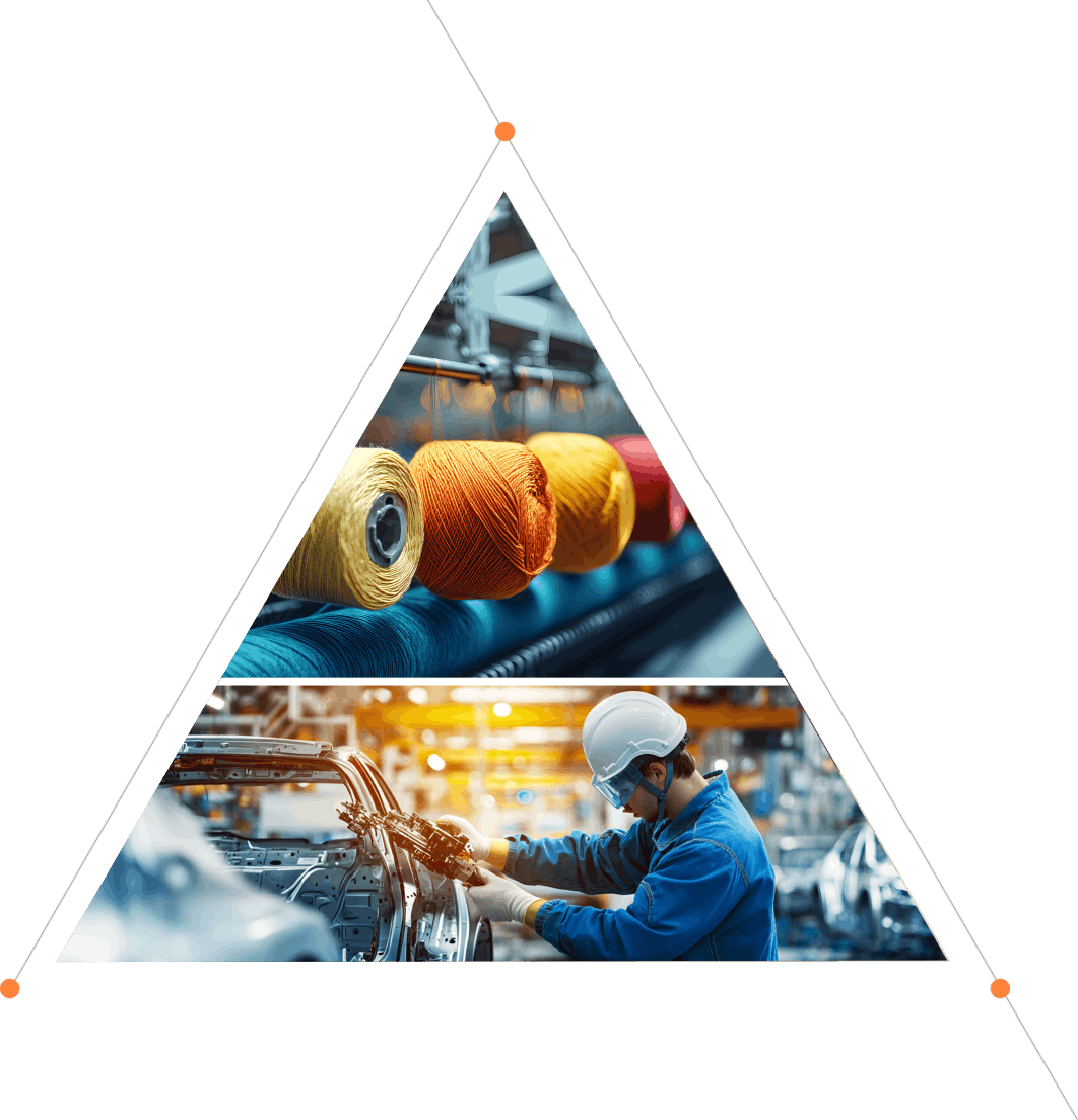 White Green Orange Zone Industries 1
